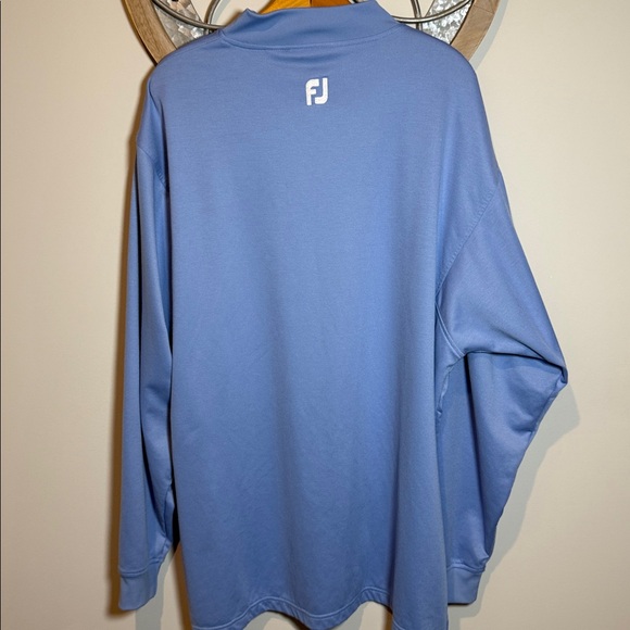 FootJoy Men’s Very Good Quality Light Blue Long Sleeve Shirt, Size XXL EUC! - Picture 6 of 10